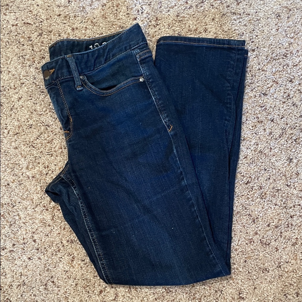 Gap 1969 Real Straight Dark Blue Jeans size 27